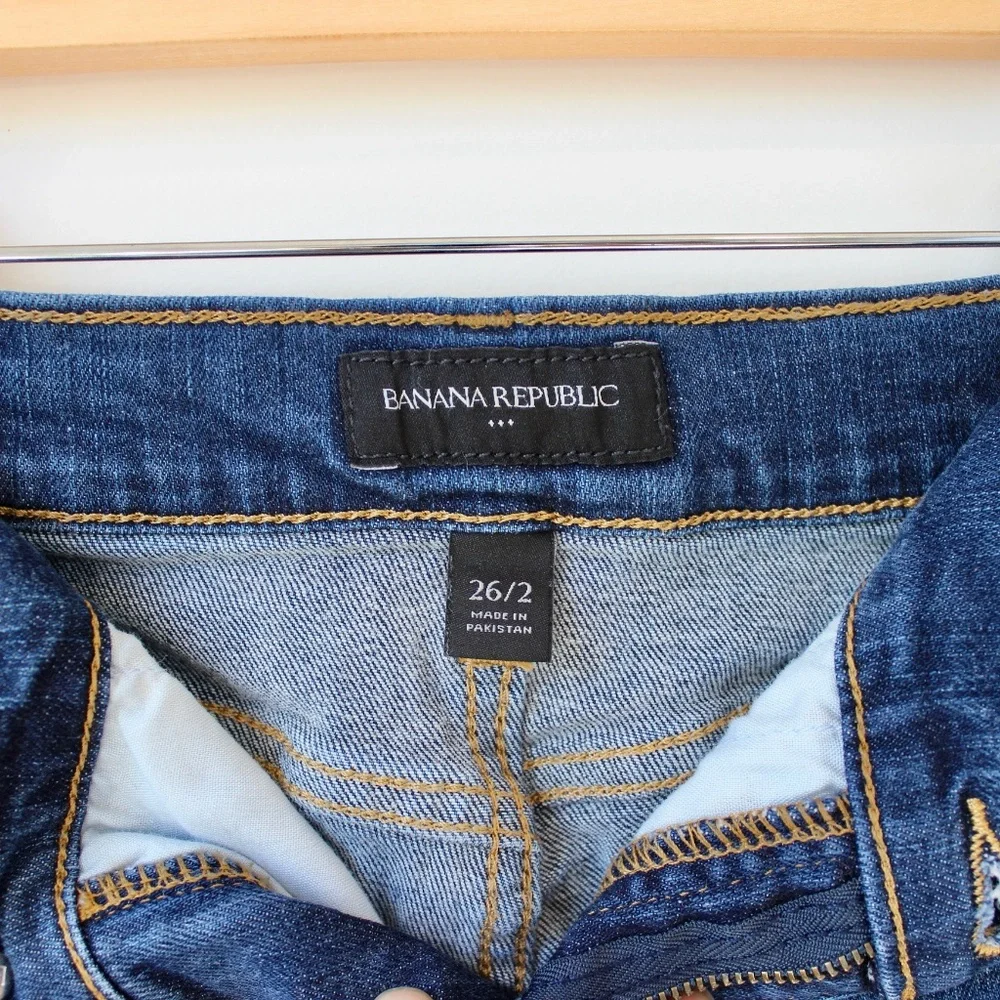 Banana Republic Dark Blue Denim Size 26/2
